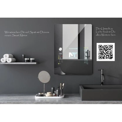 Smart LED-Spiegel Interaktiv Dimmbar 60 X 80 Cm 9 Smart LED-Spiegel Interaktiv Dimmbar 60 X 80 Cm – Bild 7