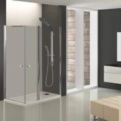 Flügeltür Sanoflex 6 Mm Chrom 140 Cm X 195 Cm -Badezimmer Zu Hause 049 201036 201037 201038 6