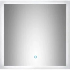LED-Lichtspiegel 60x60 Cm Neutralweiß Mit Touch Bedienung