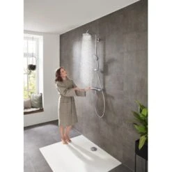 Hansgrohe Showerpipe Croma 160 1jet Mit Thermostat Chrom 24 Hansgrohe Showerpipe Croma 160 1jet Mit Thermostat Chrom -Badezimmer Zu Hause 1 Modell 1200 27135000 tif
