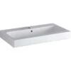 Geberit Waschbecken ICon 75 Cm Weiß Mit Hl Und Ül KeraTect -Badezimmer Zu Hause 23 124075600 Primary Image