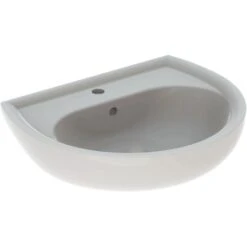 Geberit Waschbecken Renova 60 Cm Pergamon Mit Hahnloch Und Überlauf