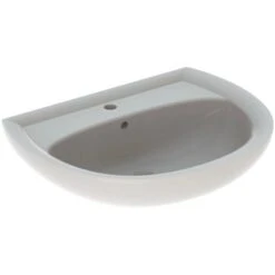 Geberit Waschbecken Renova 65 Cm Pergamon Mit Hahnloch Und Überlauf