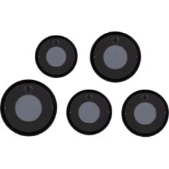 Mirrors & More Dekospiegel 5er-Set Lia Schwarz-Gold Ø 25, 23, 18 Und 2x 15 Cm -Badezimmer Zu Hause 251820301297 11006800 1 1