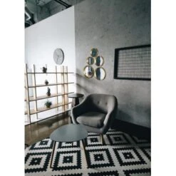 Mirrors & More Dekospiegel 5er-Set Lia Schwarz-Gold Ø 25, 23, 18 Und 2x 15 Cm -Badezimmer Zu Hause 251820301297 11006800 1 6