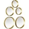 Mirrors & More Dekospiegel 5er-Set Lia Schwarz-Gold Ø 25, 23, 18 Und 2x 15 Cm 2 Mirrors & More Dekospiegel 5er-Set Lia Schwarz-Gold Ø 25, 23, 18 Und 2x 15 Cm -Badezimmer Zu Hause 251820301297 11006800 1 7