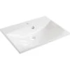 Fackelmann Handwaschbecken VC60 Weiß 60 Cm 1 Fackelmann Handwaschbecken VC60 Weiß 60 Cm -Badezimmer Zu Hause 254 82901 gussbeckenvc60 1