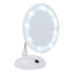 Wenko LED Kosmetik-Standspiegel Style Weiß