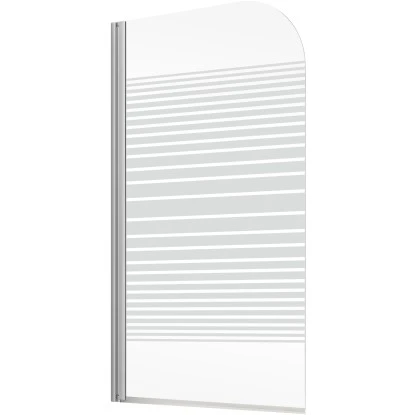 Schulte Badewannenaufsatz 1-teilig 80 Cm X 140 Cm Echtglas Streifen Alunatur 4 Schulte Badewannenaufsatz 1-teilig 80 Cm X 140 Cm Echtglas Streifen Alunatur – Bild 2