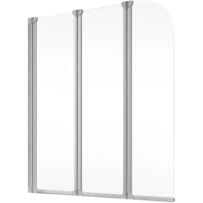 Schulte Badewannenaufsatz 3-teilig 125 Cm X 140 Cm Echtglas Klar Hell 4 Schulte Badewannenaufsatz 3-teilig 125 Cm X 140 Cm Echtglas Klar Hell – Bild 2