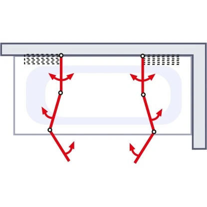 Schulte Badewannenaufsatz Kunstglas Alu Natur 2 X 104 Cm X 140 Cm 5 Schulte Badewannenaufsatz Kunstglas Alu Natur 2 X 104 Cm X 140 Cm – Bild 3