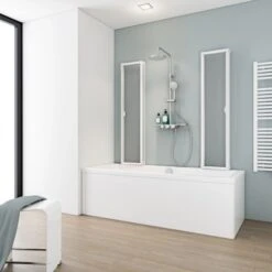 Schulte Badewannenaufsatz Kunstglas Alu Natur 2 X 104 Cm X 140 Cm 9 Schulte Badewannenaufsatz Kunstglas Alu Natur 2 X 104 Cm X 140 Cm -Badezimmer Zu Hause 32020 2053 4060991006173 7