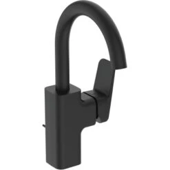 Ideal Standard Waschtischarmatur Ceraplan H200 Mit Ablaufgarnitur Schwarz Matt