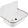 Sanitop-Wingenroth Ausgussbecken Glasierter Stahl 50 Cm Weiß 1 Sanitop-Wingenroth Ausgussbecken Glasierter Stahl 50 Cm Weiß -Badezimmer Zu Hause 4006596042086 2177 1