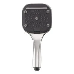 AquaSu Handbrause Tuba Mit 3 Strahlarten, Wassersparend Chrom-Schwarz -Badezimmer Zu Hause 4006596722094 722094 1