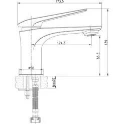 AquaSu Waschtischarmatur Orva Mit Schaftventil Schwarz Tief 11 AquaSu Waschtischarmatur Orva Mit Schaftventil Schwarz Tief -Badezimmer Zu Hause 4006596770187 2177 5