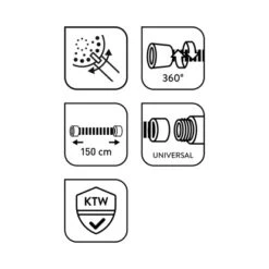 Baliv Duschbrause-Set DBS-60.30 Verchromt -Badezimmer Zu Hause 4007873313011 WEB03 260521