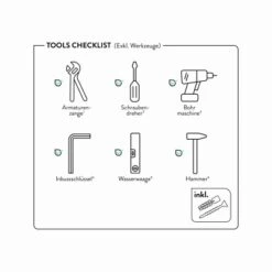 Baliv Überkopfbrause-Set KBS-22.20 Verchromt -Badezimmer Zu Hause 4007873340109 WEB02 260521