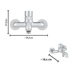 Baliv Wannenarmatur WA-2610 Chrom 10 Baliv Wannenarmatur WA-2610 Chrom -Badezimmer Zu Hause 4007874207005 40