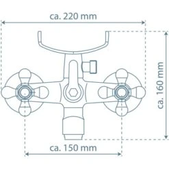 Schütte Badewannenarmatur Elk Mit Garnitur Chrom 9 Schütte Badewannenarmatur Elk Mit Garnitur Chrom -Badezimmer Zu Hause 4008431335308 2759 99