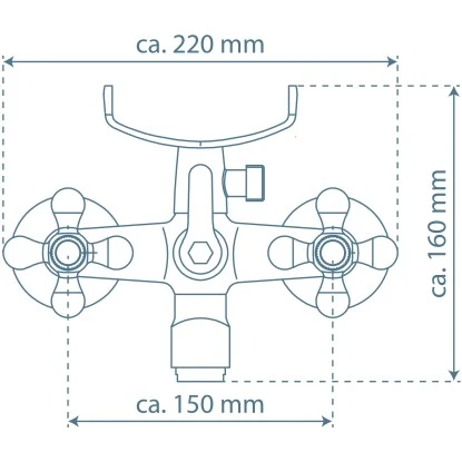 Schütte Badewannenarmatur Elk Mit Garnitur Chrom 6 Schütte Badewannenarmatur Elk Mit Garnitur Chrom – Bild 4