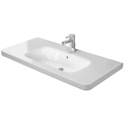 Duravit Möbelwaschtisch DuraStyle 100 Cm Weiß 1 Hahnloch Mit WonderGliss 3 Duravit Möbelwaschtisch DuraStyle 100 Cm Weiß 1 Hahnloch Mit WonderGliss