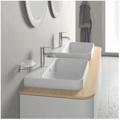 Duravit Aufsatzbecken Happy D.2 Plus Weiß Hochglanz 19,5 Cm X 60 Cm X 46 Cm 11 Duravit Aufsatzbecken Happy D.2 Plus Weiß Hochglanz 19,5 Cm X 60 Cm X 46 Cm -Badezimmer Zu Hause 4053424896939 2438 AB 01