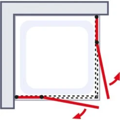 Schulte Eckeinstieg 4-teilig Sunny Alpinweiß Echtglas Klar Hell 180 Cm X 90 Cm 11 Schulte Eckeinstieg 4-teilig Sunny Alpinweiß Echtglas Klar Hell 180 Cm X 90 Cm -Badezimmer Zu Hause 4060991013836 2053 AI 03