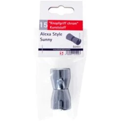 Schulte Knopfgriff Kunststoff Chrom Für Alexa Style Und Sunny -Badezimmer Zu Hause 4060991015243 2053 5