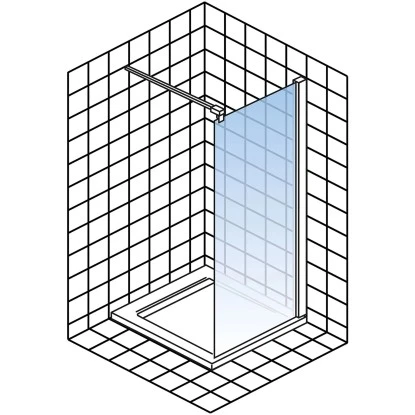 Schulte Walk In MasterClass Chromoptik Echtglas Klar Hell 7 Schulte Walk In MasterClass Chromoptik Echtglas Klar Hell – Bild 5