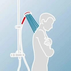 Schulte Duschsystem Rain Classic Plus Mit Thermostat Verchromt Eckig -Badezimmer Zu Hause 4060991035241 8