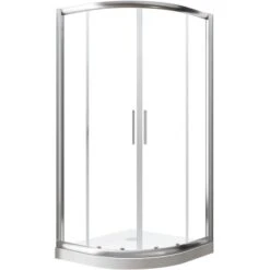 Schulte ExpressPlus Runddusche Kristall/Trend Inkl. Duschwanne 80x80cm -Badezimmer Zu Hause 4060991038143 2053 2