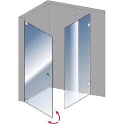 Schulte Drehtür Davita Inkl. Seitenwand Mit Stabgriff Echtglas Chrom 13 Schulte Drehtür Davita Inkl. Seitenwand Mit Stabgriff Echtglas Chrom -Badezimmer Zu Hause 4060991044861 2053 5