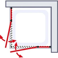 Schulte Eckeinstieg 4-tlg. Alexa Style 2.0 Alu-Natur Depoli Light 90x90x192 Cm 11 Schulte Eckeinstieg 4-tlg. Alexa Style 2.0 Alu-Natur Depoli Light 90x90x192 Cm -Badezimmer Zu Hause 4060991051203 2053 6