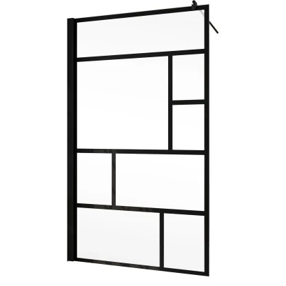 Schulte Alexa Style 2.0 Duschwand Walk In BlackStyle Atelier 1 Dekor 90 X 200cm 4 Schulte Alexa Style 2.0 Duschwand Walk In BlackStyle Atelier 1 Dekor 90 X 200cm – Bild 2