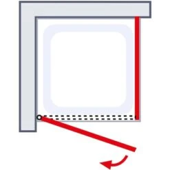 Schulte Drehtür Toura L + Seitenwand Pendelbar Schwarz 200 X 80 X 80cm Klar Hell 13 Schulte Drehtür Toura L + Seitenwand Pendelbar Schwarz 200 X 80 X 80cm Klar Hell -Badezimmer Zu Hause 4060991070044 2053 6