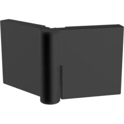 Schulte ExpressPlus Drehfalttür Eckeinstieg Garant 2.0 Mattschwarz 200 X 100 Cm -Badezimmer Zu Hause 4060991076145 2053 CU 03