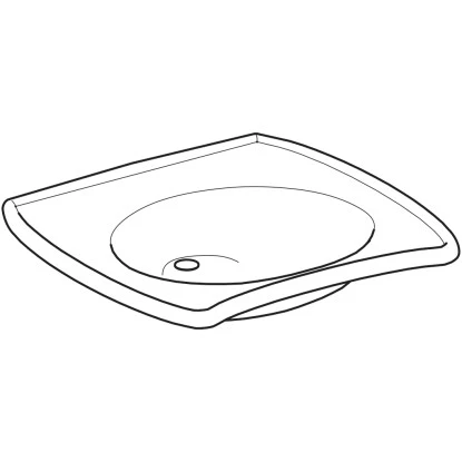 Geberit Waschbecken Vitalis Barrierefrei 65 Cm 4 Geberit Waschbecken Vitalis Barrierefrei 65 Cm – Bild 2