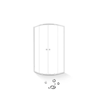 Baliv Duschkabine DUK-80.20R 80 Cm X 80 Cm Chrom 6 Baliv Duschkabine DUK-80.20R 80 Cm X 80 Cm Chrom – Bild 4