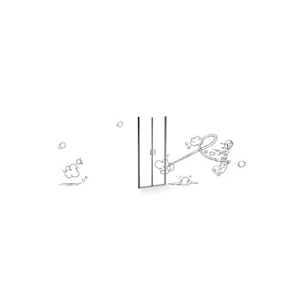 Baliv Dusch-Pendeltür DUK-90.61P 87-90 Cm X 195 Cm Chrom 8 Baliv Dusch-Pendeltür DUK-90.61P 87-90 Cm X 195 Cm Chrom – Bild 6