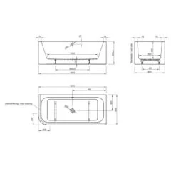 Ottofond Badewannen-Set Spirit 180 Cm X 80 Cm Links Inkl. Ablaufgarnitur 7 Ottofond Badewannen-Set Spirit 180 Cm X 80 Cm Links Inkl. Ablaufgarnitur -Badezimmer Zu Hause 440825 3209 3