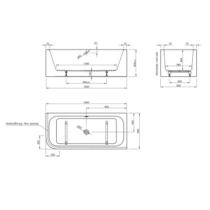 Ottofond Badewannen-Set Spirit 180 Cm Links Inkl. Ablaufgarnitur Und Armatur 5 Ottofond Badewannen-Set Spirit 180 Cm Links Inkl. Ablaufgarnitur Und Armatur – Bild 3
