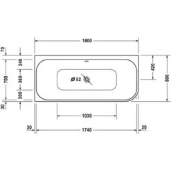 Duravit Badewanne Happy D.2 180 Cm X 80 Cm Ecke Links Acrylverkleidung Weiß 5 Duravit Badewanne Happy D.2 180 Cm X 80 Cm Ecke Links Acrylverkleidung Weiß -Badezimmer Zu Hause 492154 4123 duv d700316d