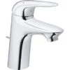 Grohe Einhand-Waschtischbatterie Eurostyle S-Size Mit Temperaturbegrenzer Chrom -Badezimmer Zu Hause 518378 4520 23709003