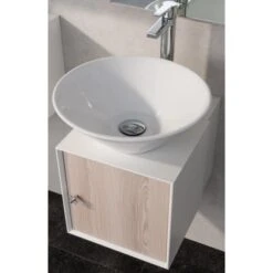 Fackelmann Aufsatzwaschbecken 42 Cm Ix! Weiß Rund