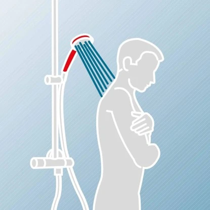 Schulte Duschsystem DuschMaster Rain Classic Rund Edelstahloptik 5 Schulte Duschsystem DuschMaster Rain Classic Rund Edelstahloptik – Bild 3