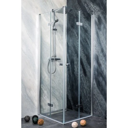 Sanotechnik Falttür Duet Anschlag Links 75 Cm X 195 Cm Klarglas 10 Sanotechnik Falttür Duet Anschlag Links 75 Cm X 195 Cm Klarglas – Bild 8