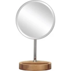 Kleine Wolke Kosmetikspiegel Timber Holz