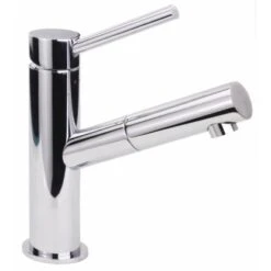 AquaSu Einhebel-Waschbeckenarmatur Turati Singolo Chrom