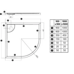 Duschwanne Fashion-VK 100 Cm X 100 Cm 7 Duschwanne Fashion-VK 100 Cm X 100 Cm -Badezimmer Zu Hause 675078 3209 3